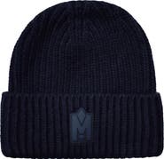 Mackage Jude Colorblock Wool Blend Rib Beanie