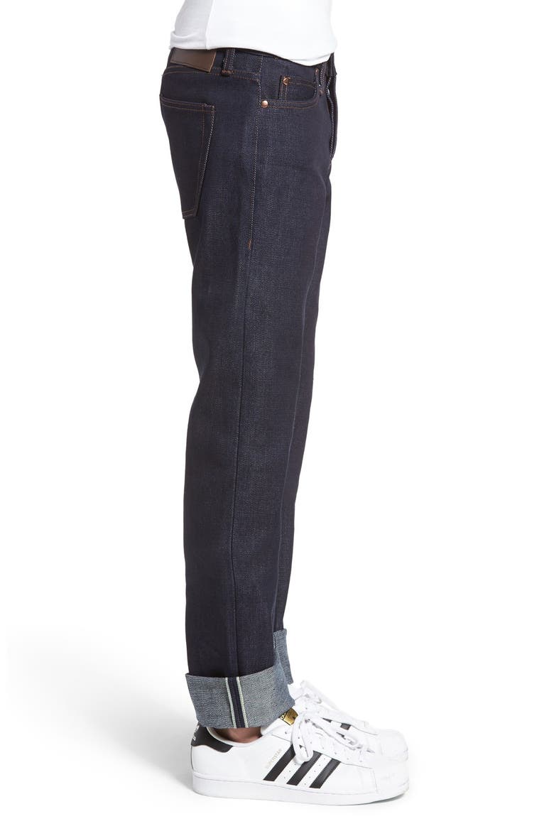 UB121 Selvedge Skinny Fit Jeans, Alternate, color, INDIGO