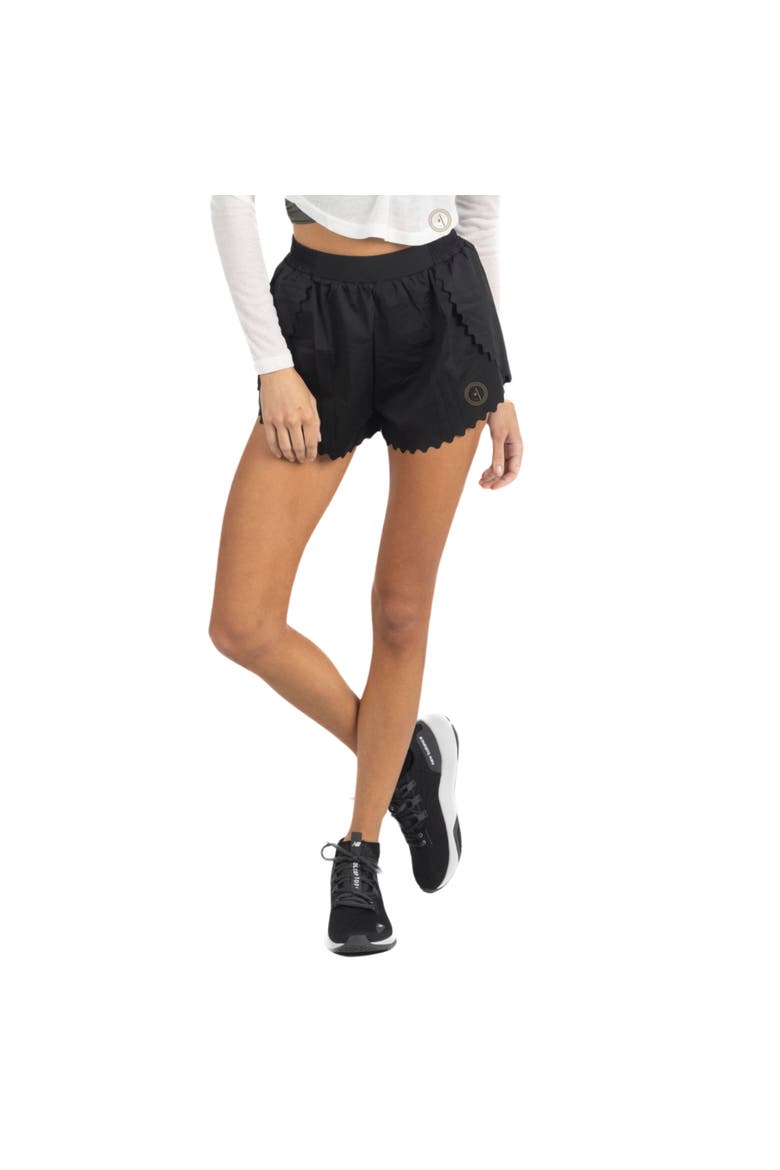 Chloe Romantic Scalloped Detailing Shorts, Alternate, color, Soft Pink