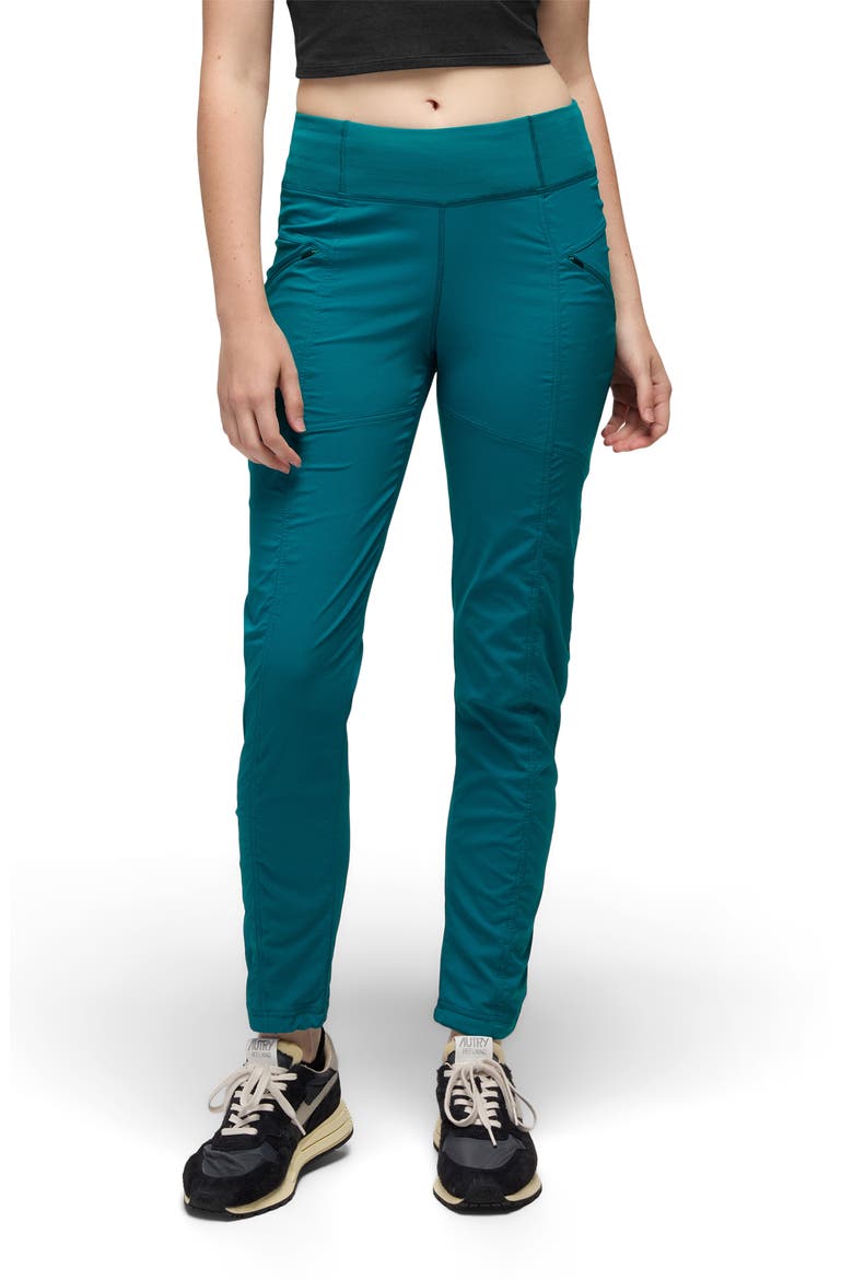 Koen Mid Rise Performance Pants, Main, color, BLUE CORAL
