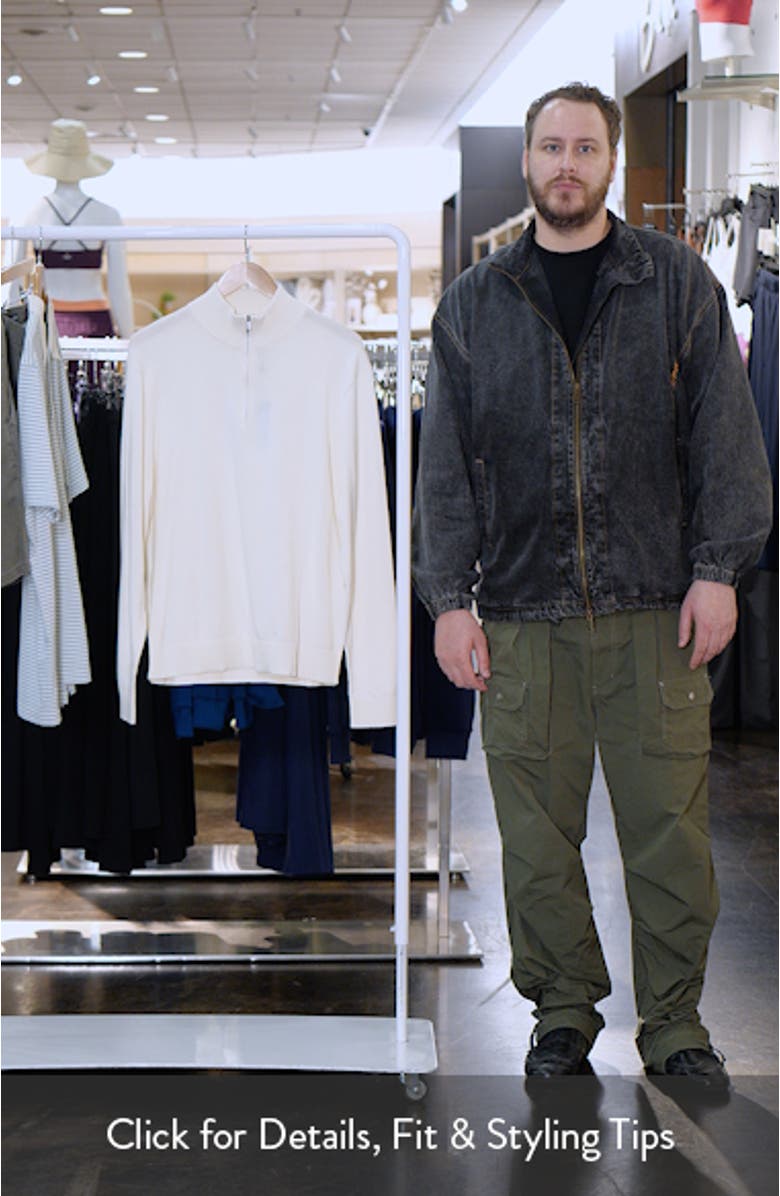 Quarter Zip Cotton Sweater, sales video thumbnail