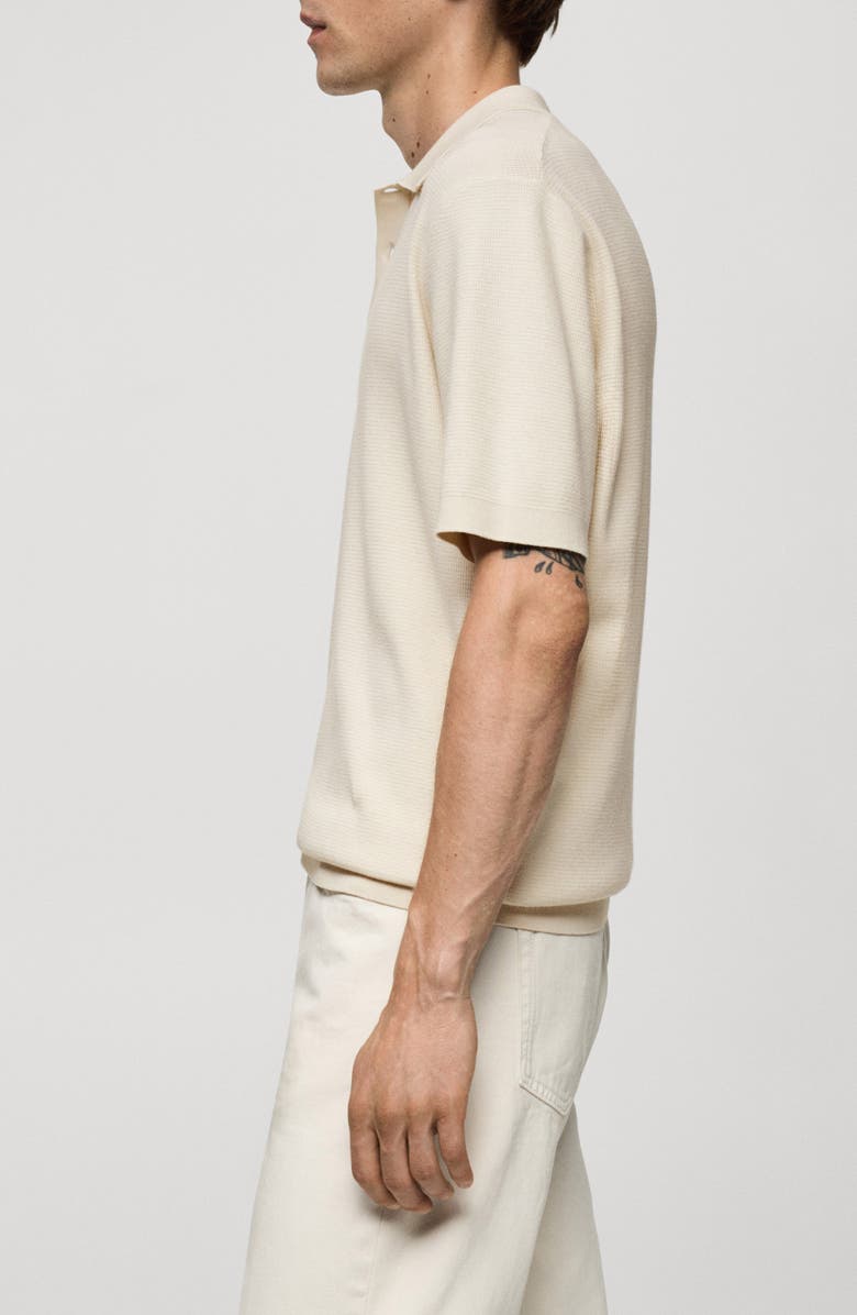 MANGO Structured Polo Shirt, Alternate, color,