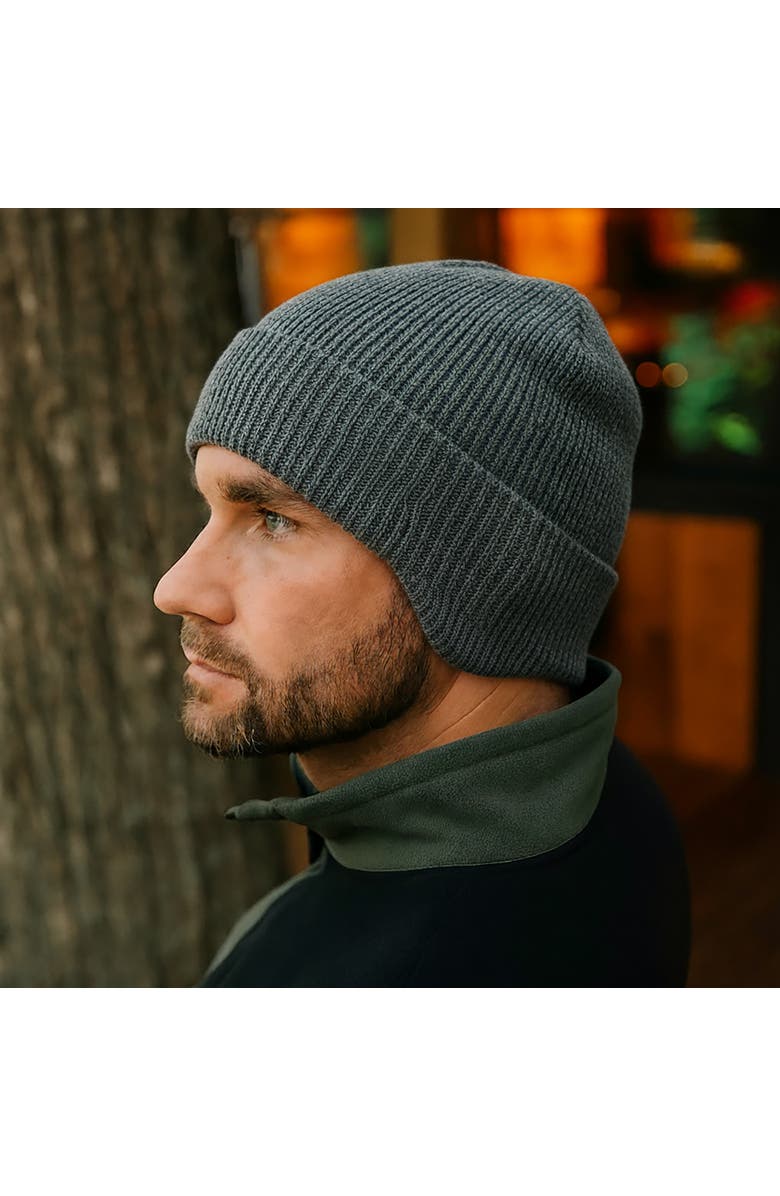 Kanut Sports Smoky Men's Smoky Earflap Beanie, Alternate, color, Griffin