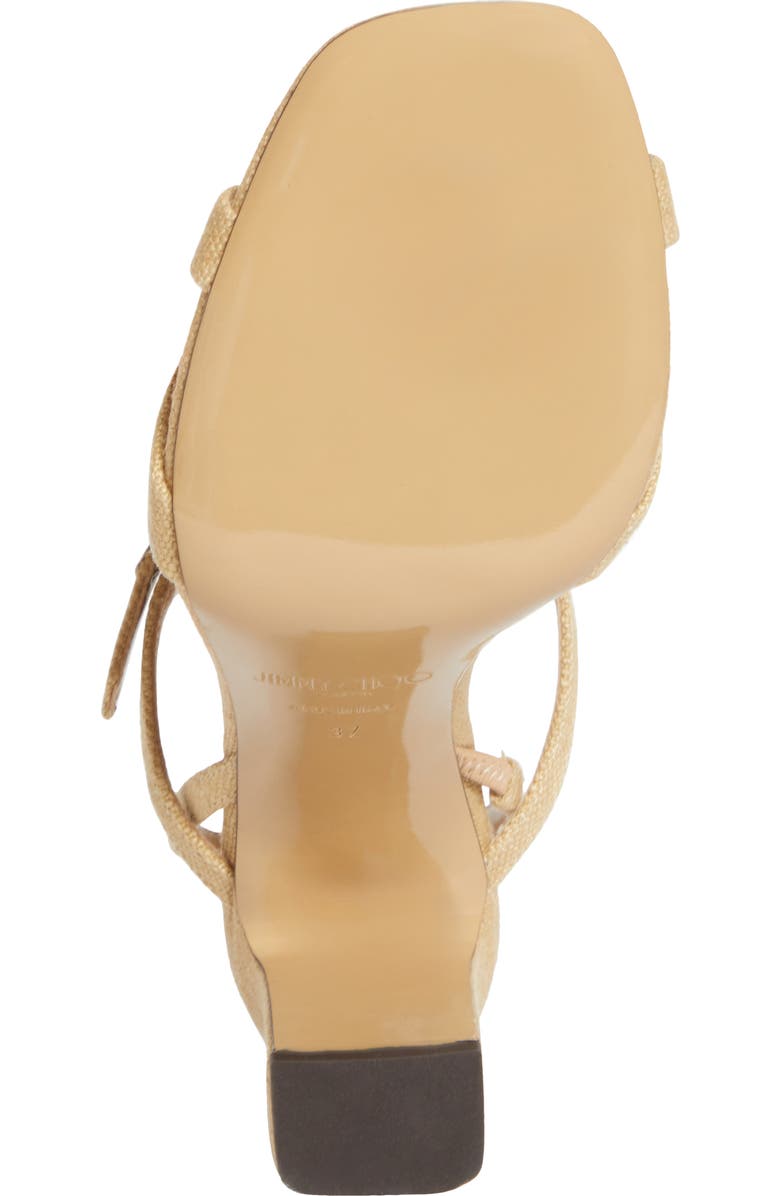 Jimmy Choo Elsy Block Heel Sandal, Alternate, color, Camel