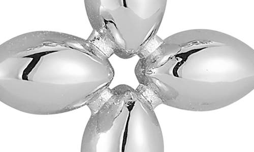 Shop Chloe & Madison Chloe And Madison Clover Pendant Necklace In Silver
