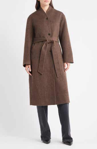 Rails Roland Tie Waist Wool Blend Coat