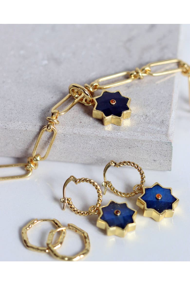 Essential Charm Link Chain Necklace, Alternate, color, Gold