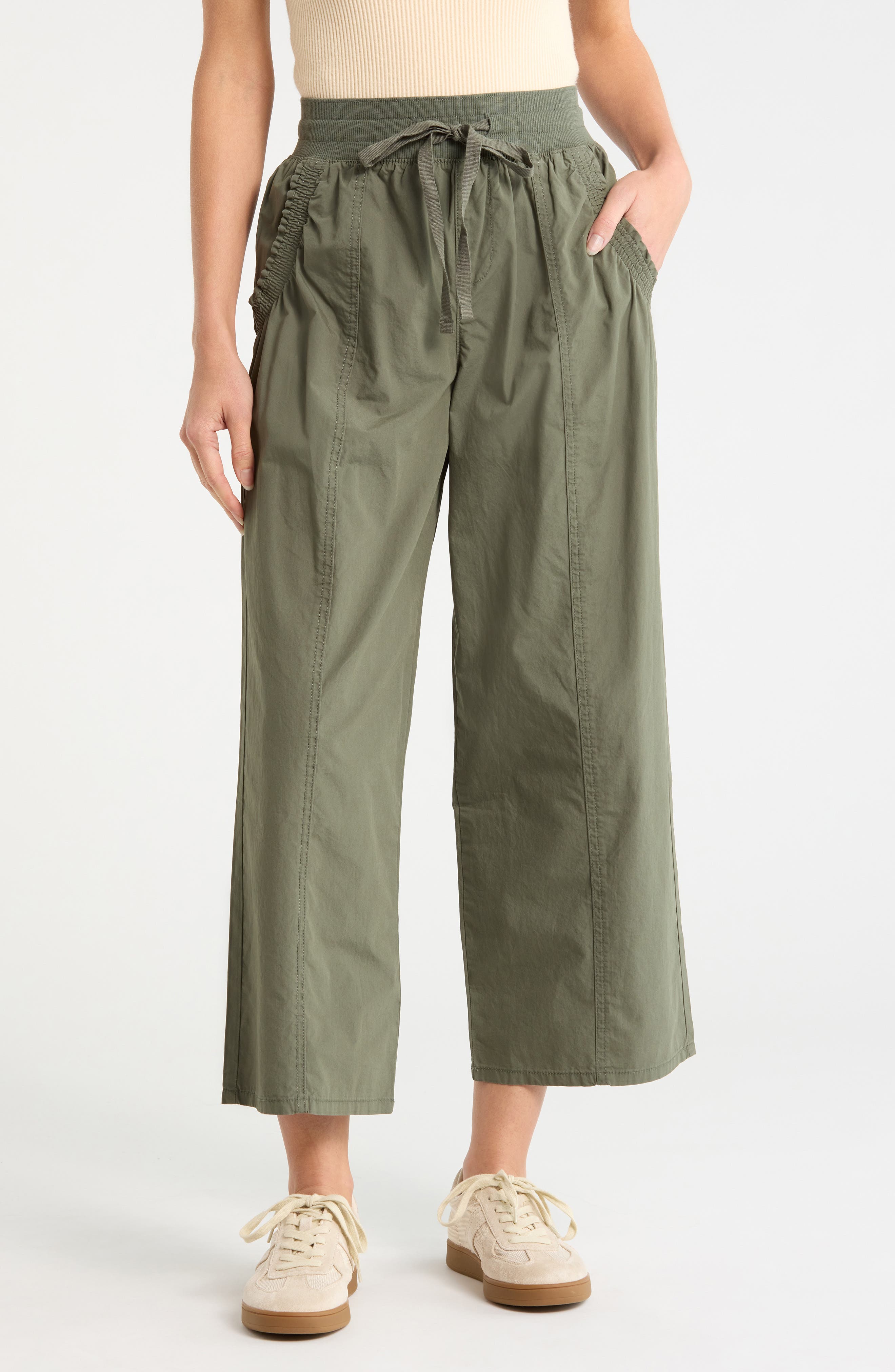Wide Leg Crop Pants - image 3