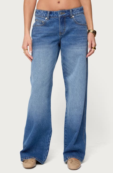 Lauryn Low Rise Wide Leg Jeans