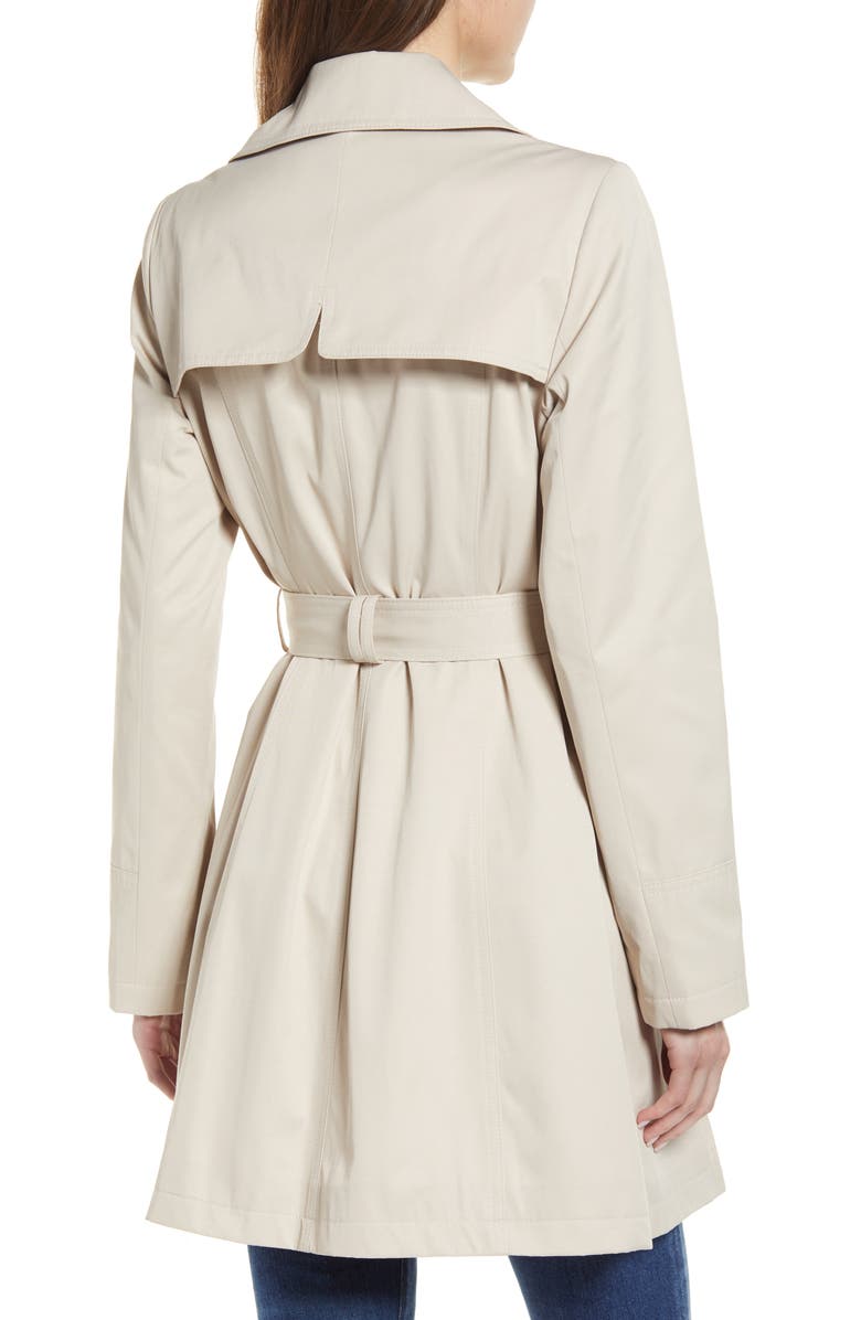 Rachel Parcell Pleated Trench Coat, Alternate, color,