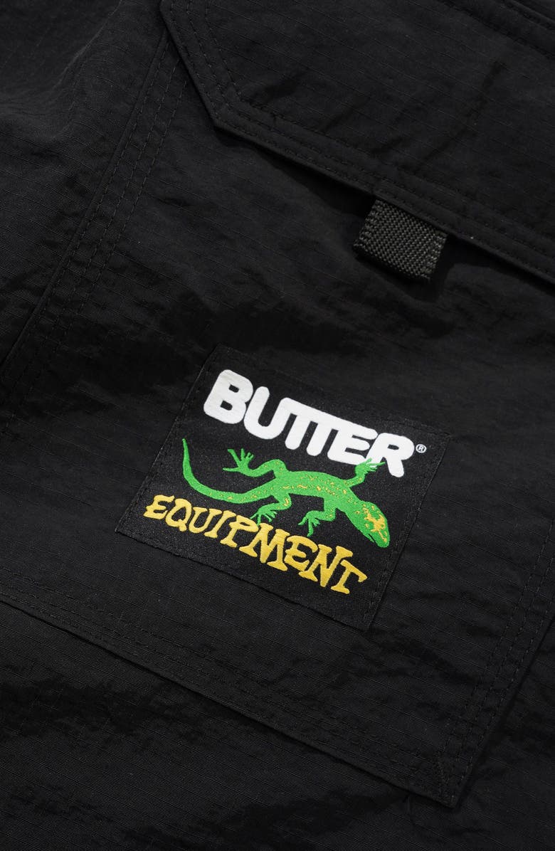 Butter Goods Climber Cargo Pants, Alternate, color, Black