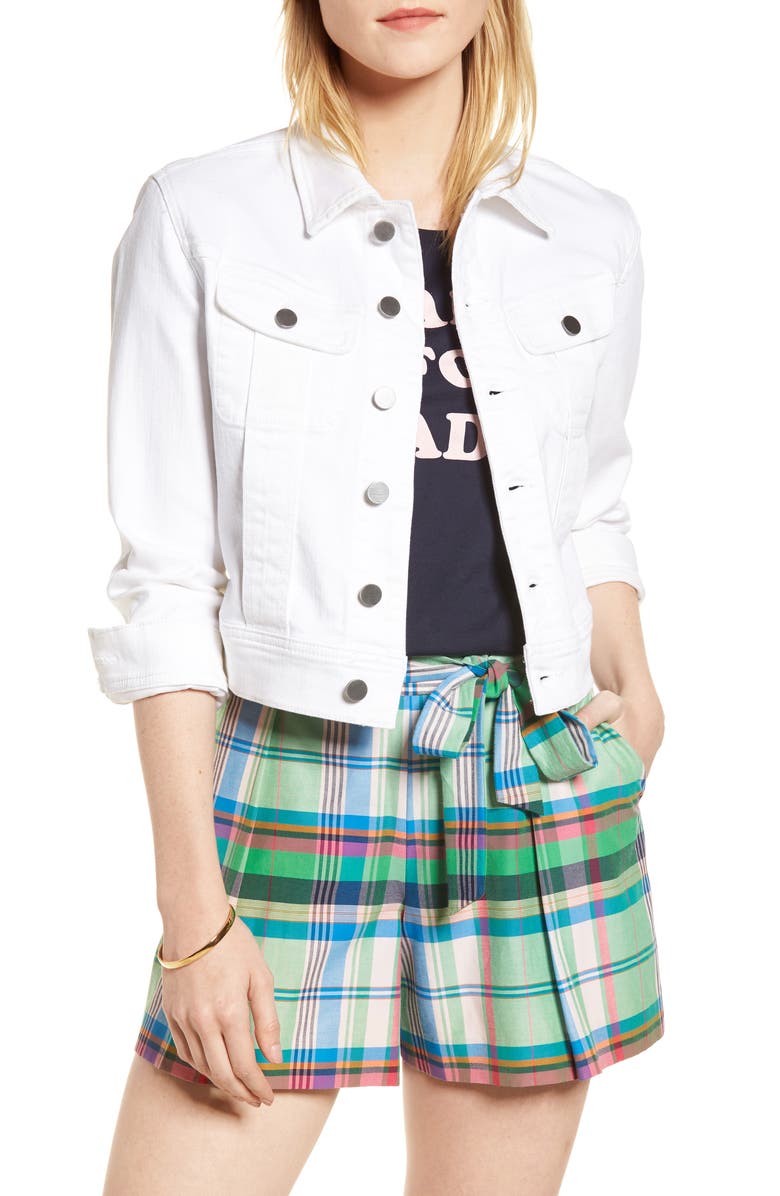 1901 White Denim Jacket, Main, color,