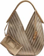 Donna Karan New York Baldwin Large Metallic Shoulder Bag