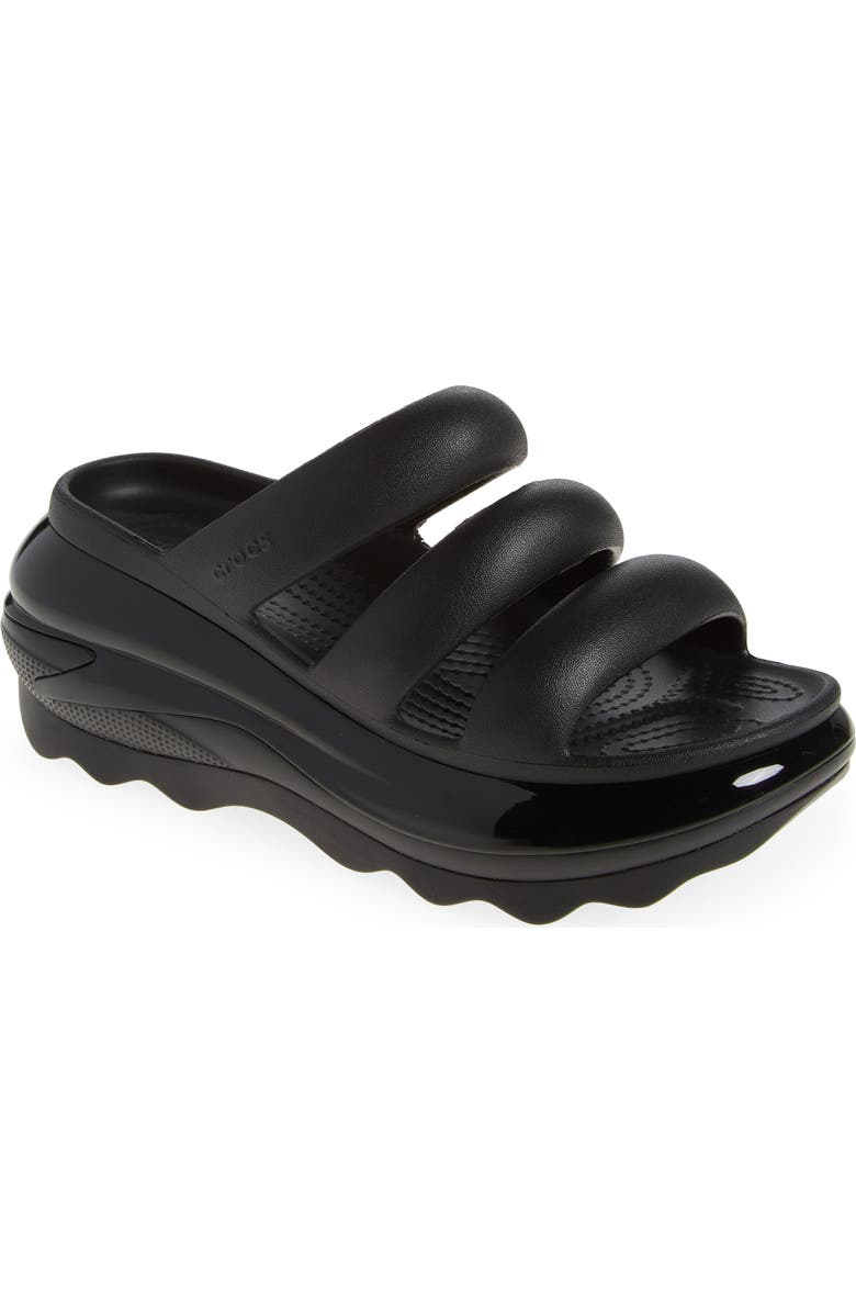CROCS Mega Crush Platform Wedge Sandal, Main, color,