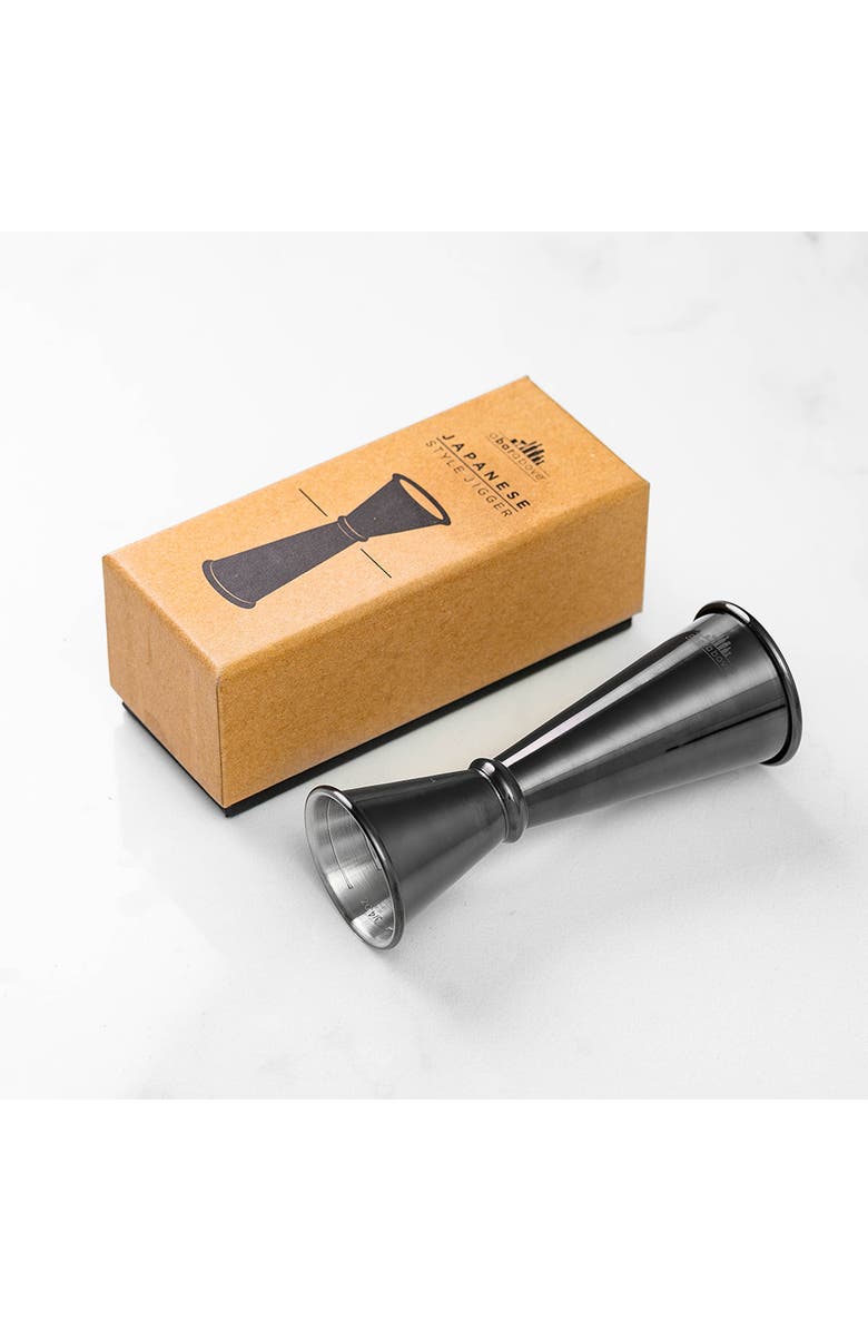 A Bar Above Black Japanese Cocktail Jigger, Alternate, color, Black