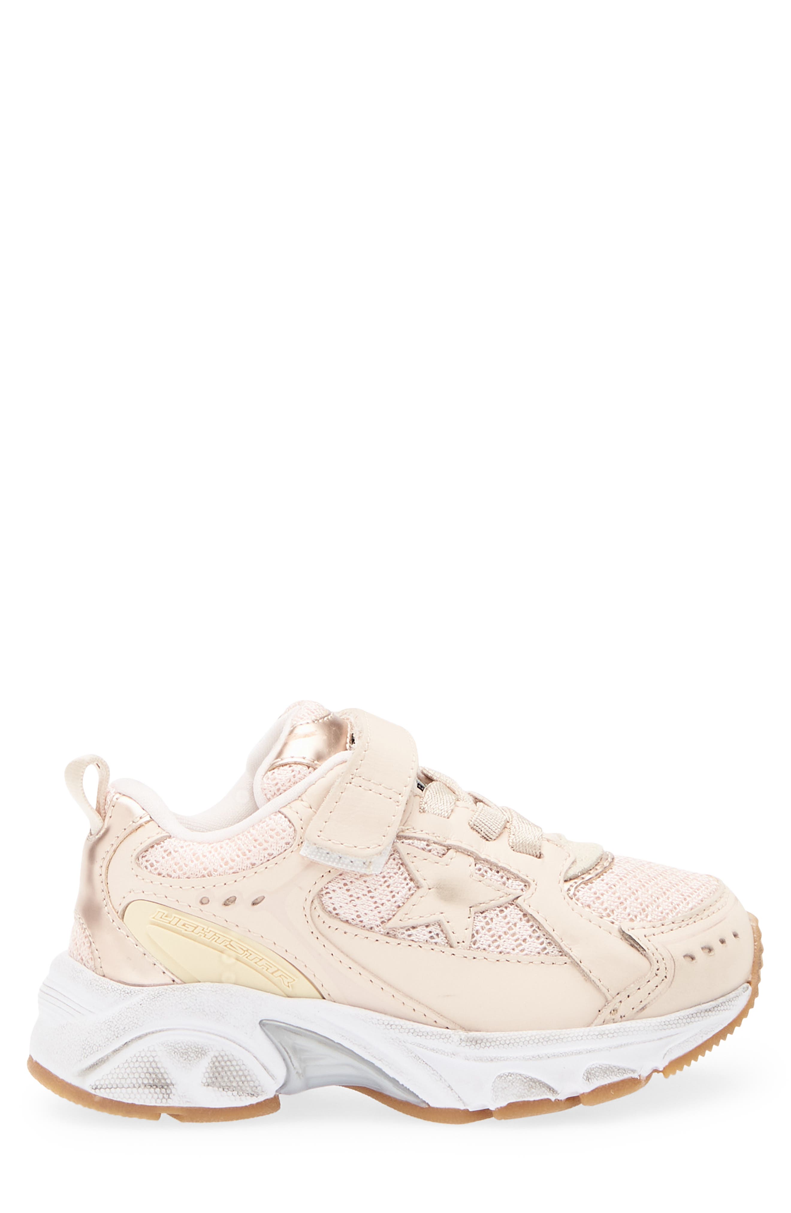 Golden Goose Kids' Lightstar Sneaker, Alternate, color, Pink/ Yellow