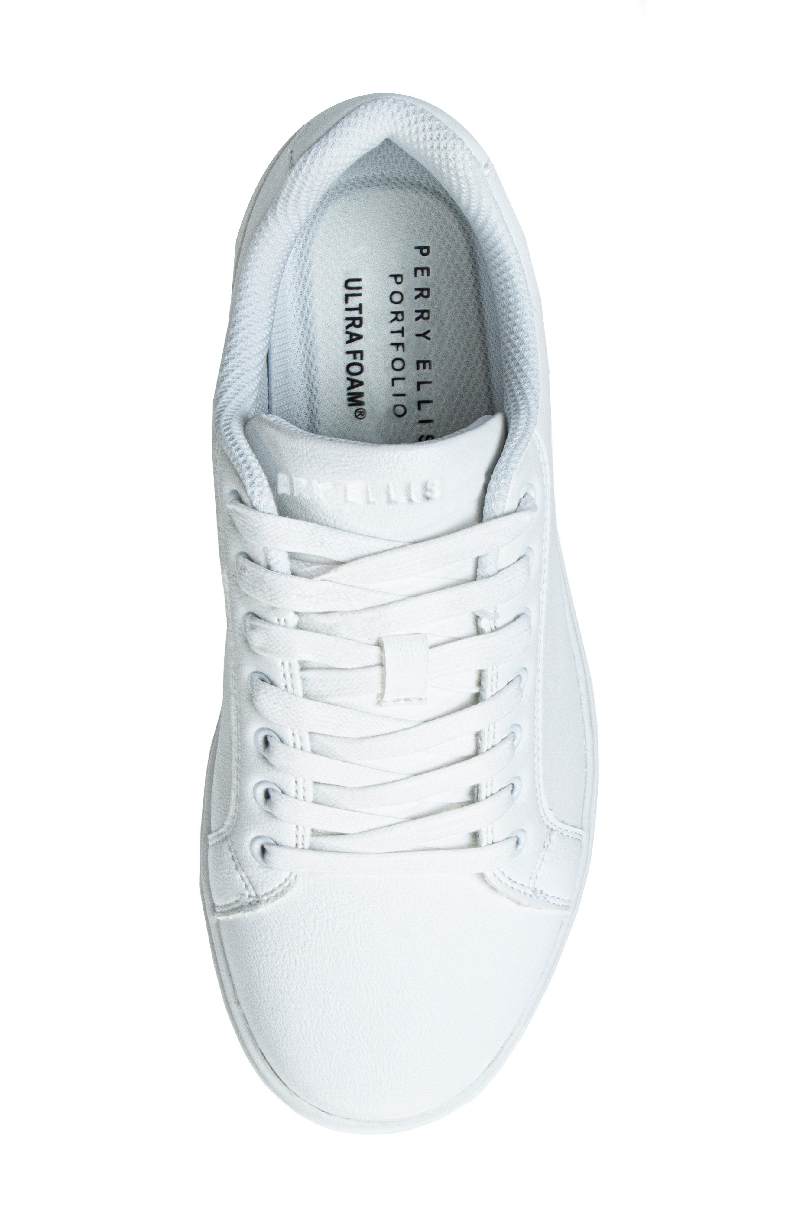 Low Top Sneaker, Alternate, color, WHITE