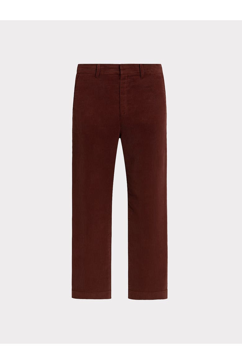 Jamie Cord Straight Pants, Alternate, color, Cocoa