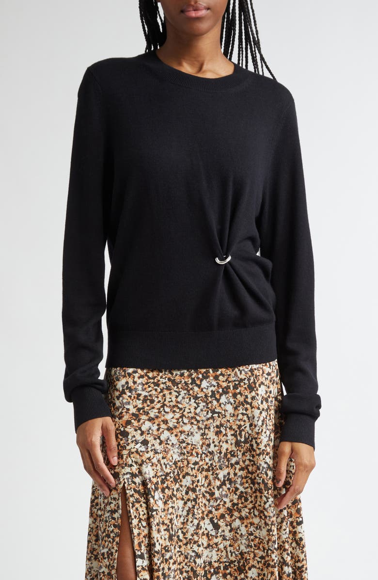 Isabel Marant Cosima Twisted Detail Sweater, Main, color,