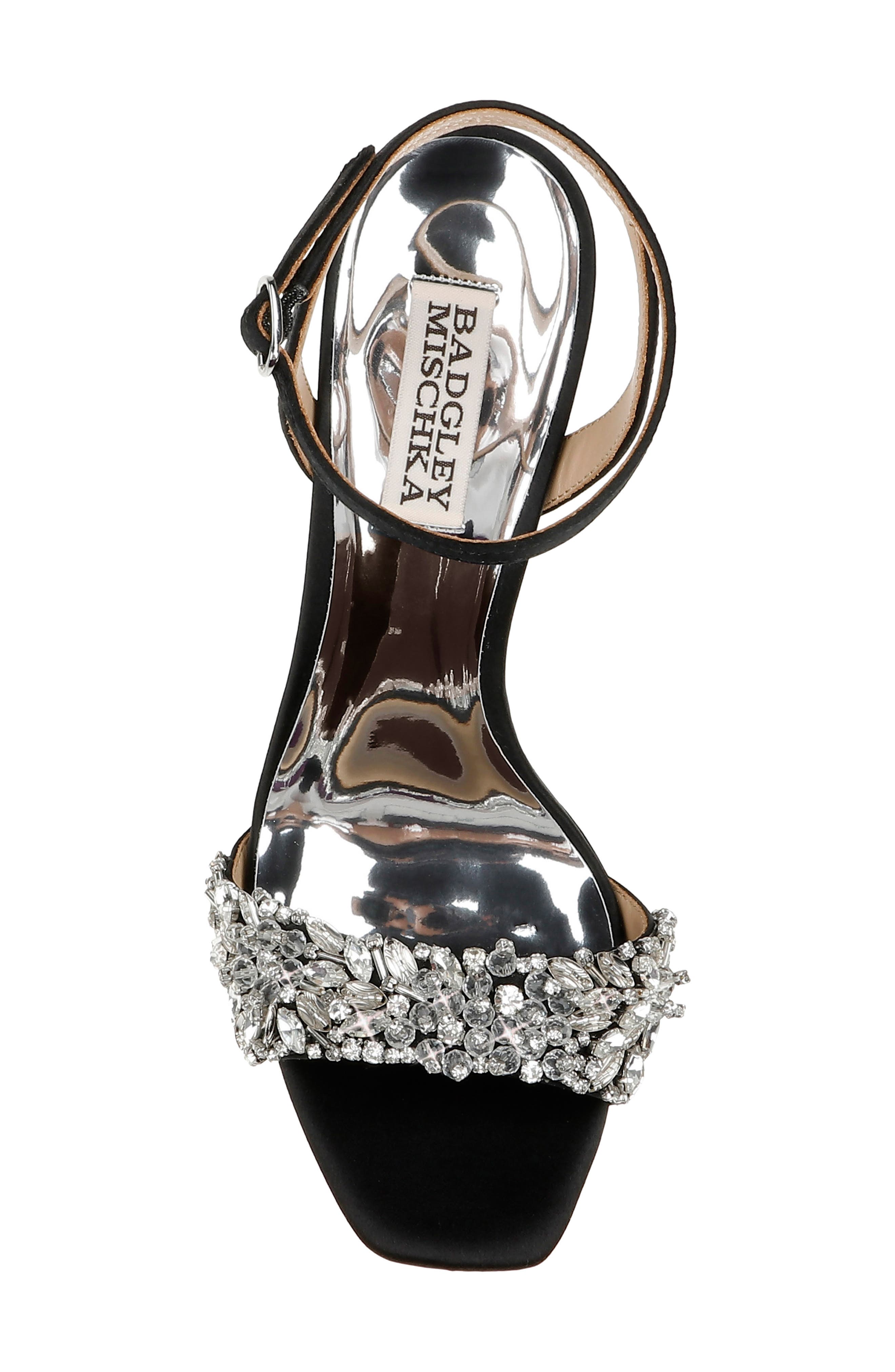 Badgley Mischka Collection Badgley Mischka Rider Embellished Ankle Strap Sandal, Alternate, color, 