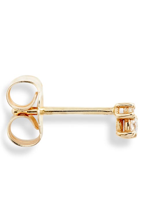 Jennie Kwon Designs Diamond Duo Stud Earring In Yellow Gold/diamond