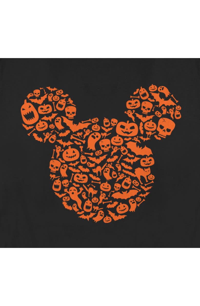 Mickey & Friends Women's Mickey & Friends Halloween Silhouette  Graphic T-Shirt, Alternate, color, Black