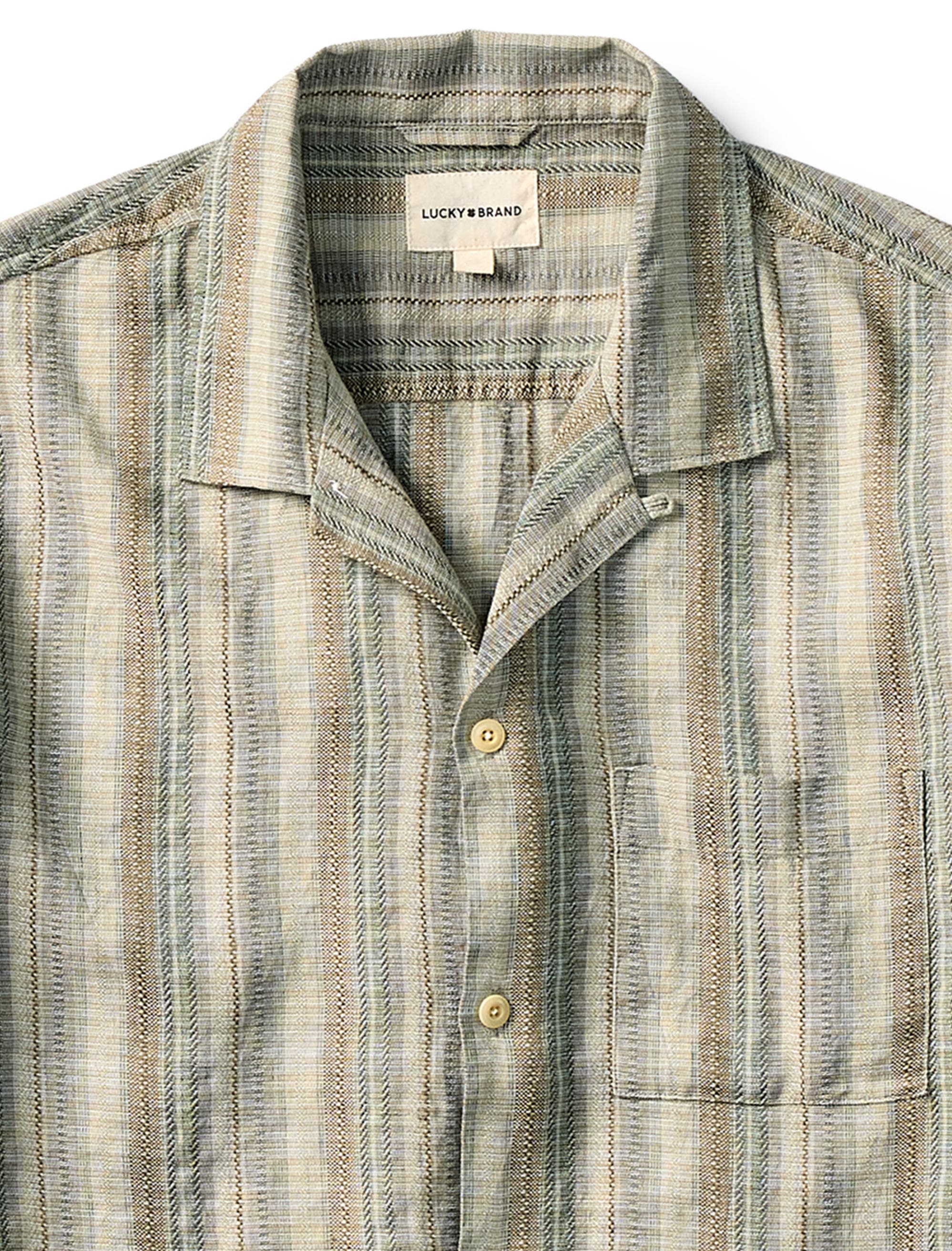 Big & Tall  Linen-Blend Camp Shirt - image 2