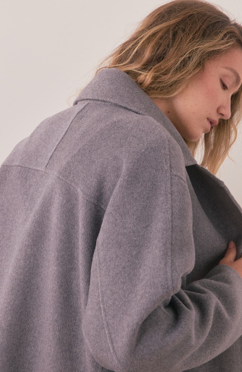 Marine Layer Colette Oversize Double Face Longline Coat, Alternate, color, 