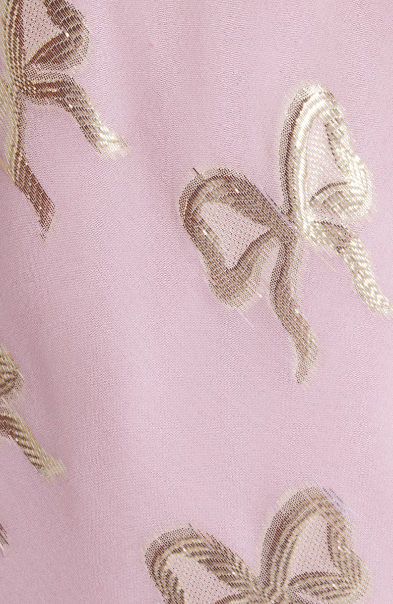 LoveShackFancy Lomina Metallic Minidress, Alternate, color, 