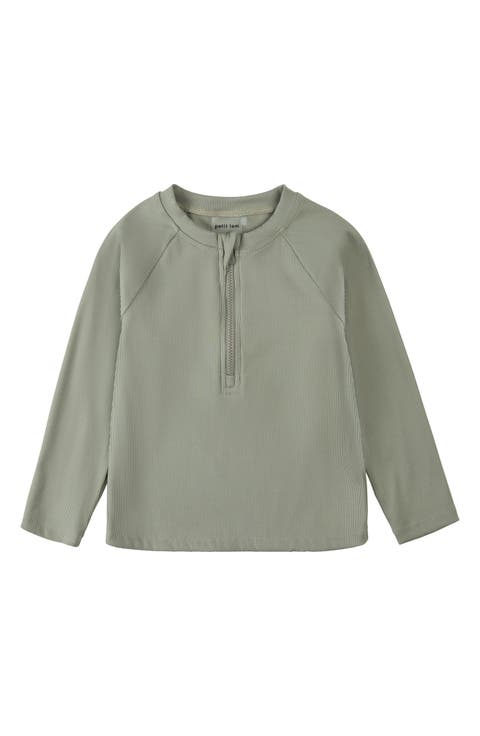 Kids' Long Sleeve Rib Rashguard (Toddler & Little Kid)