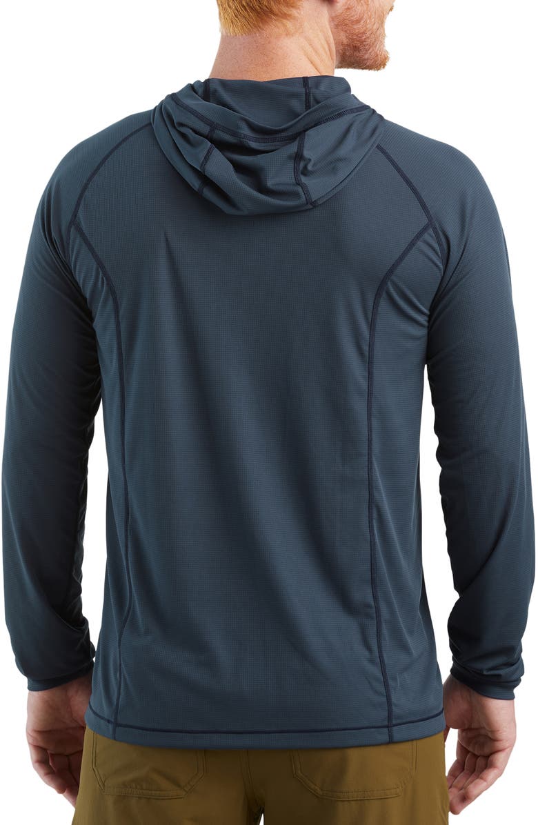 Outdoor Research Echo Recycled Polyester Hoodie, Alternate, color, Naval Blue