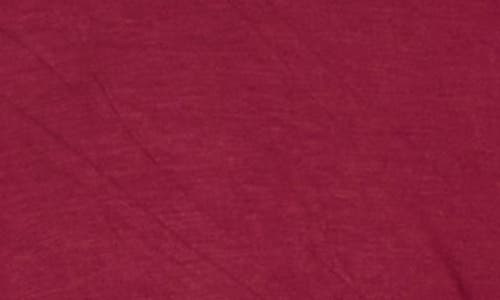 Go Couture Long Sleeve Maxi Wrap Dress In Cabernet