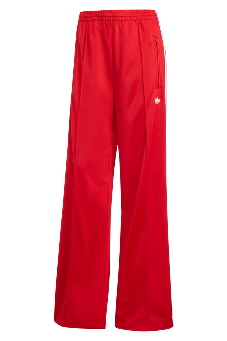 Firebird Recycled Polyester Track Pants, Alternate, color, BETTER SCARLET/ WHITE