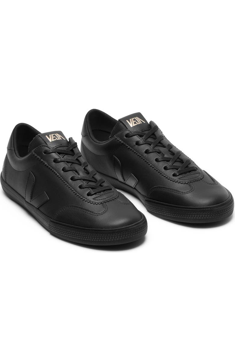 Veja Volley Leather Sneaker, Main, color, Full Black