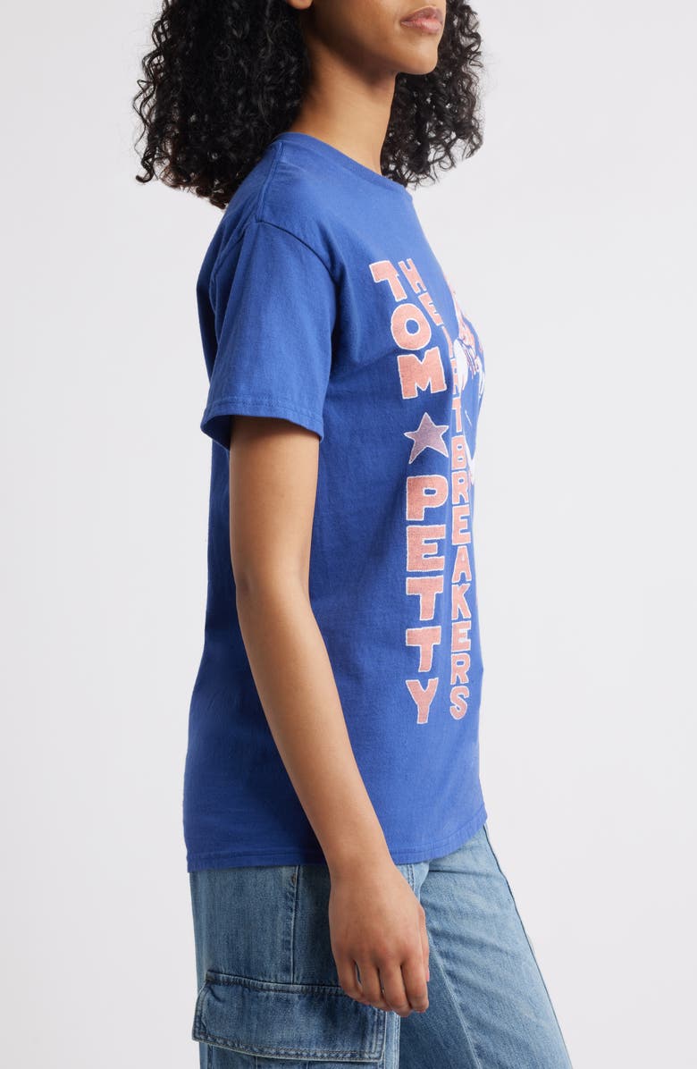 Junk Food Tom Petty Live Cotton Graphic T-Shirt, Alternate, color, 