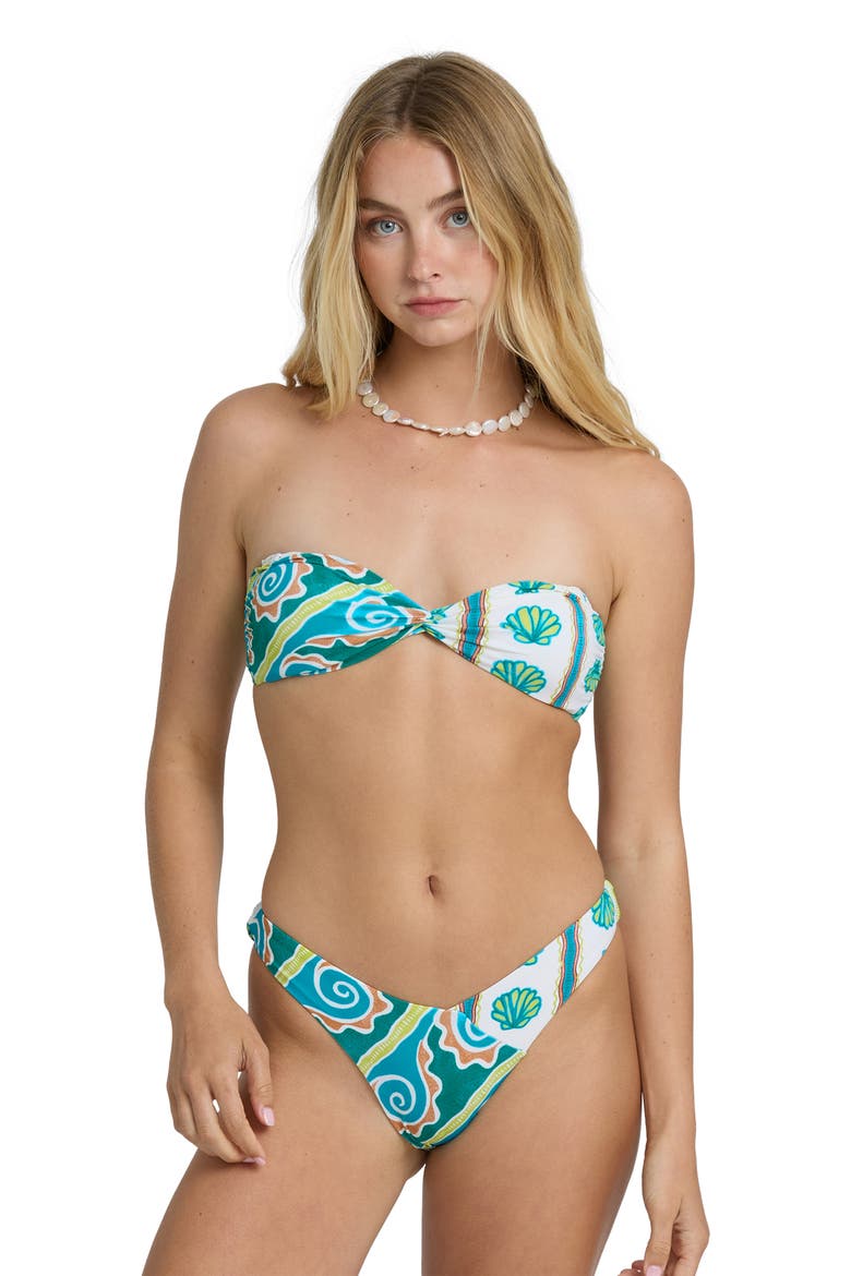 Salty Waves V-Hike Bikini Bottoms, Alternate, color, CLIMBING IVY