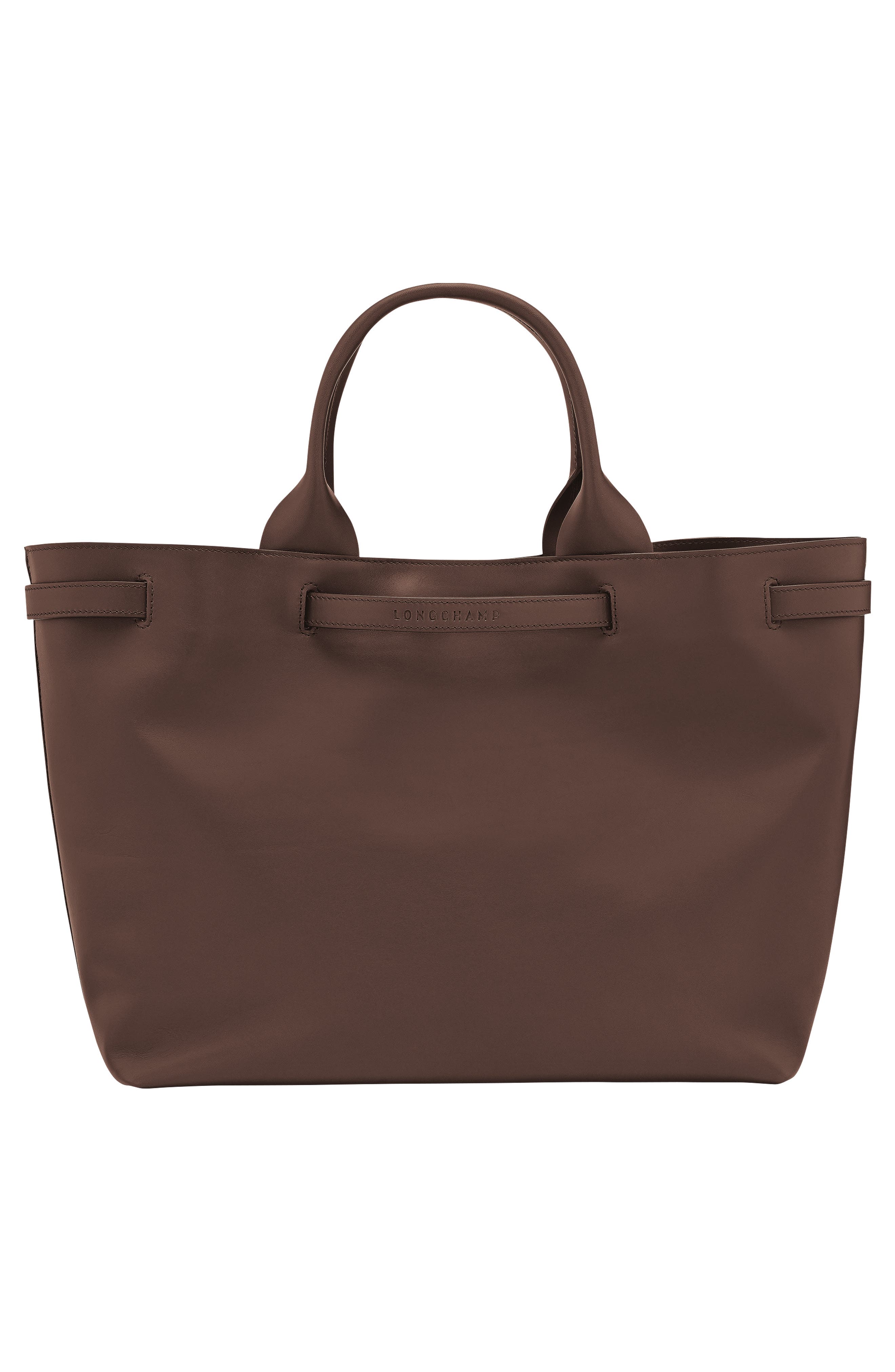 Longchamp Le Roseau Smart Leather Tote, Alternate, color, Mocha