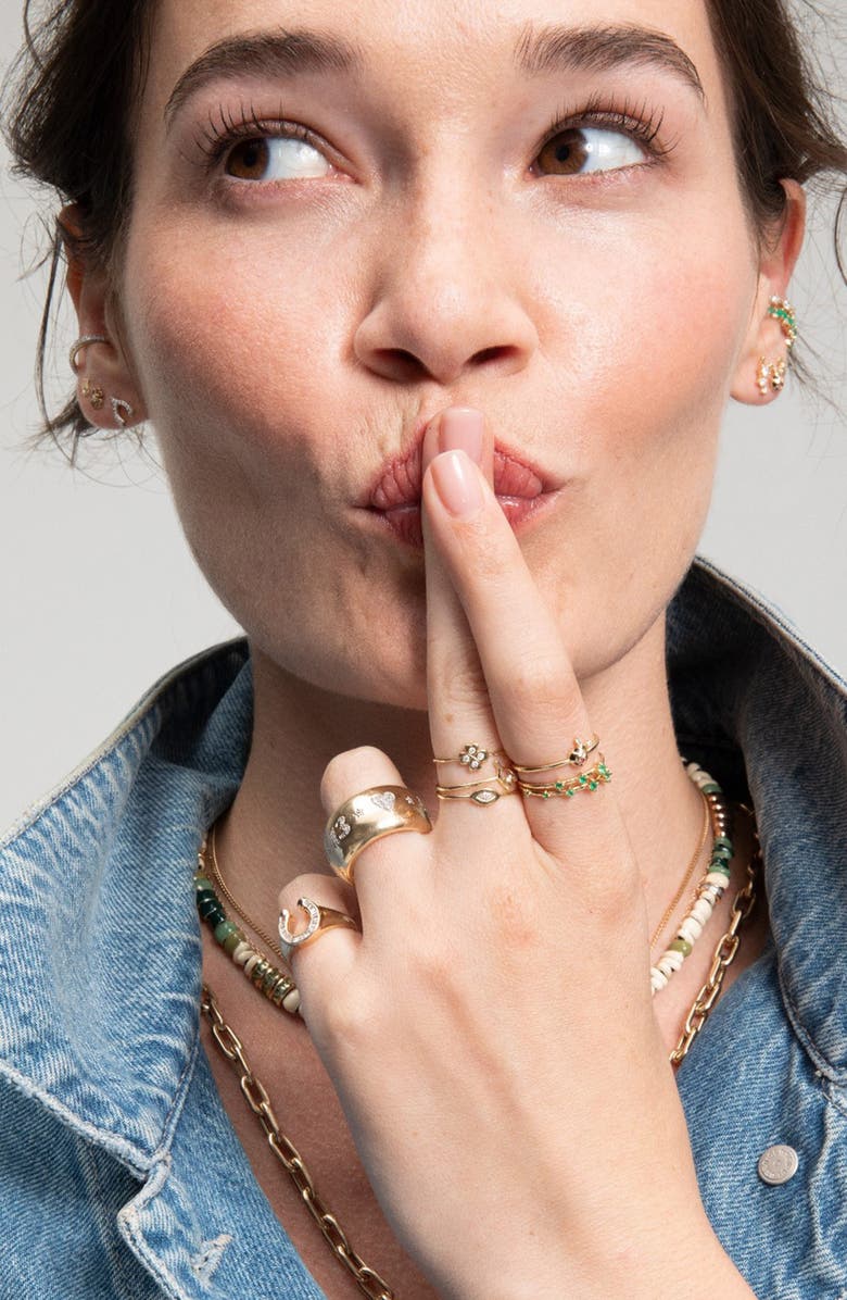 Adina Reyter Good Luck Ring, Alternate, color, 14K Yellow Gold