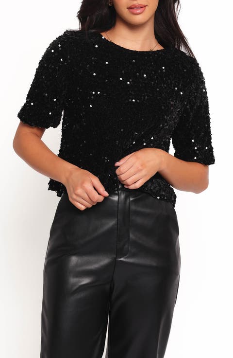 Celesti Sequin Top
