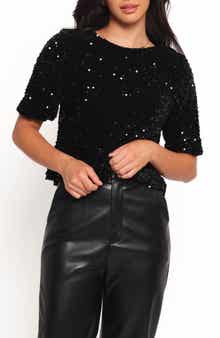 Petal & Pup Celesti Sequin Top