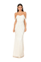 Beaded Gown with Cape Detail