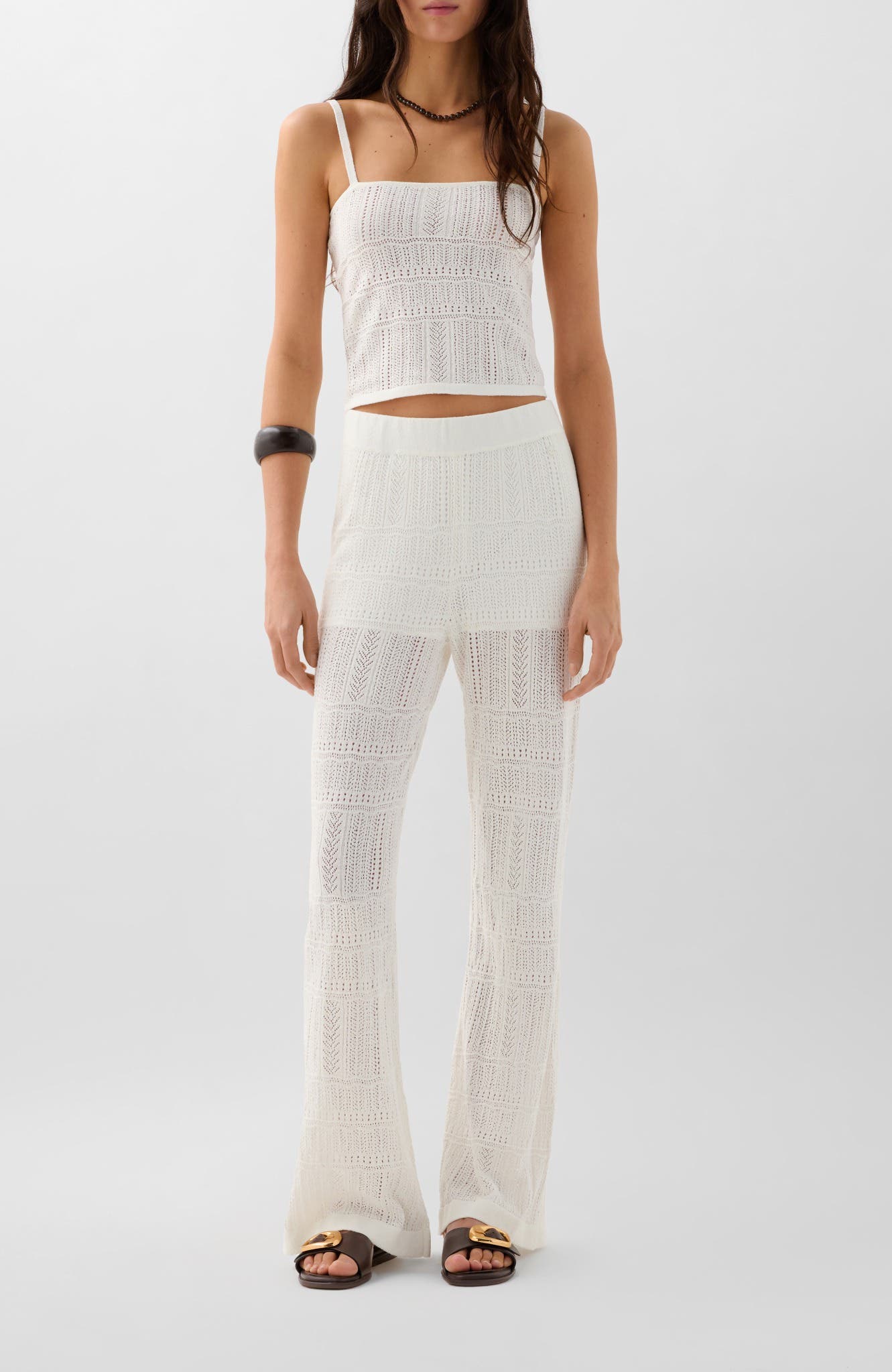 Pointelle White Pant - image 2