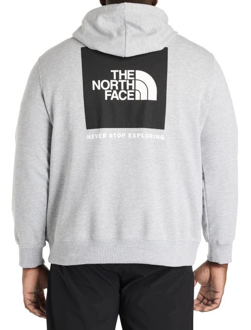 The North Face Big & Tall Big Box Pullover Hoodie In Light Grey Heather