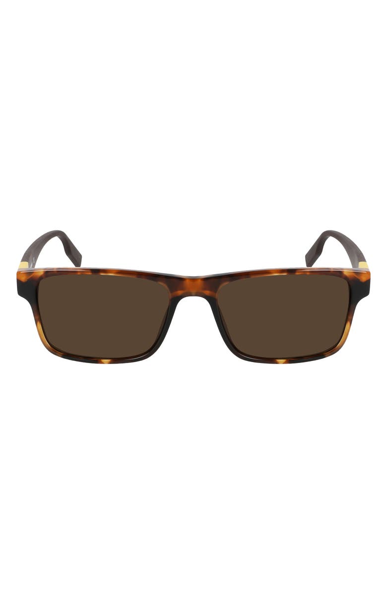 Converse Rise Up 55mm Sunglasses, Main, color, Amber Tortoise