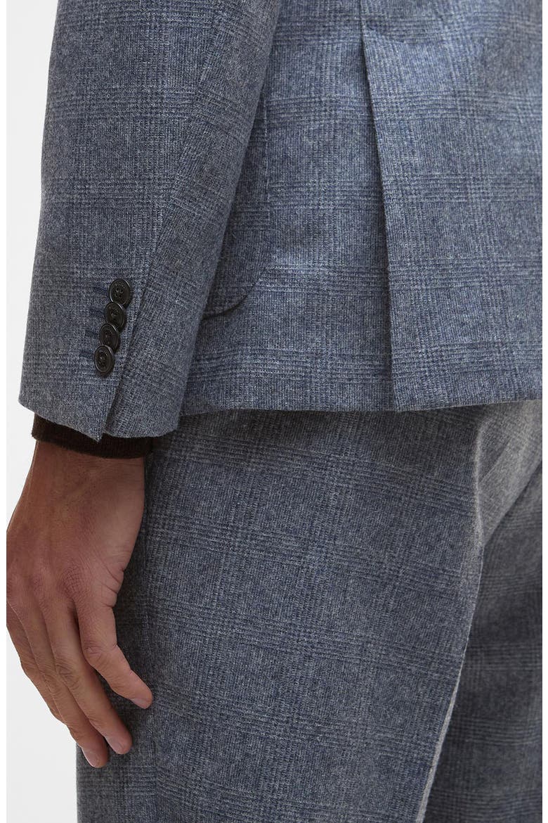 Kensington Glen Check Wool Blend Flannel Suit Jacket, Alternate, color, NAVY