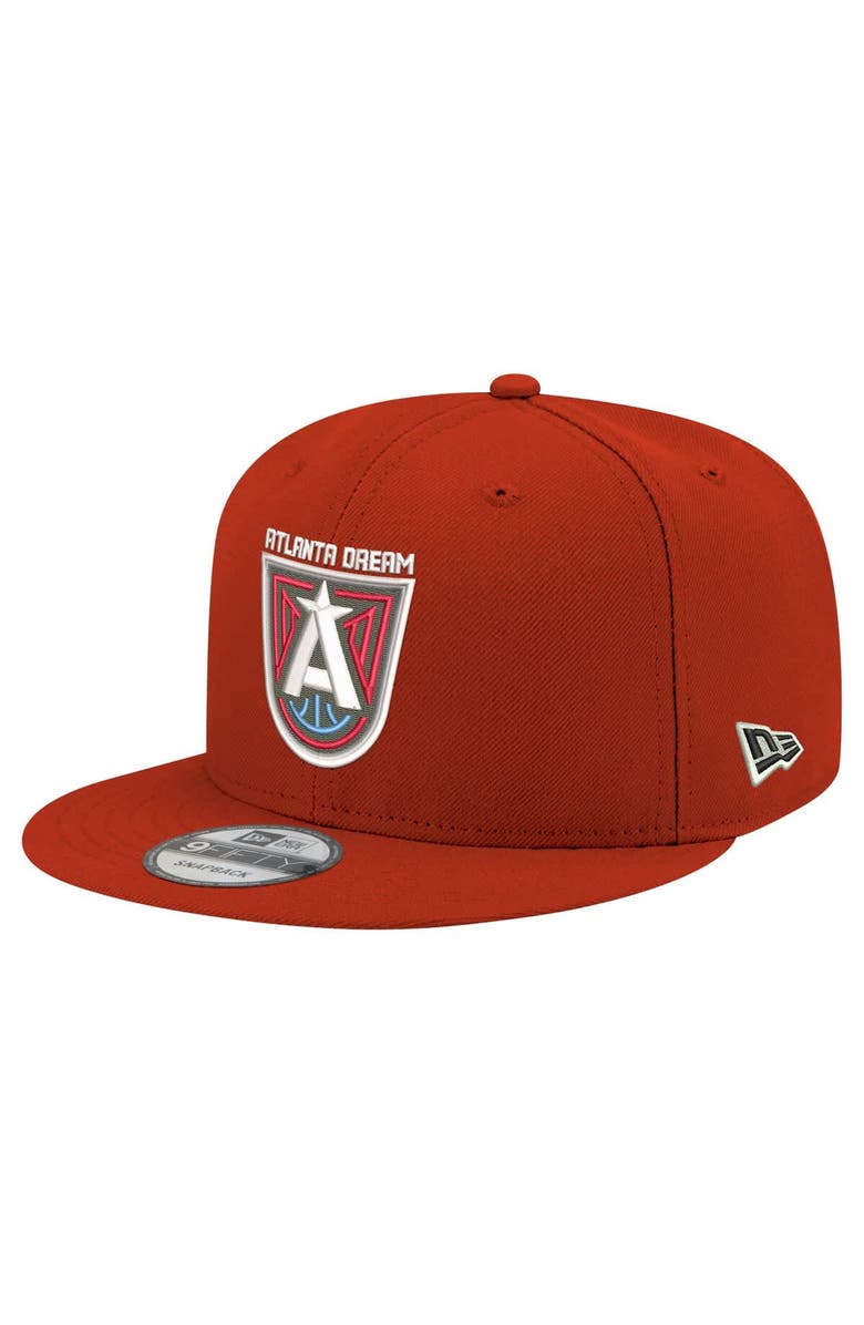 New Era Unisex New Era Red Atlanta Dream Logo 9FIFTY Snapback Hat, Main, color, Red