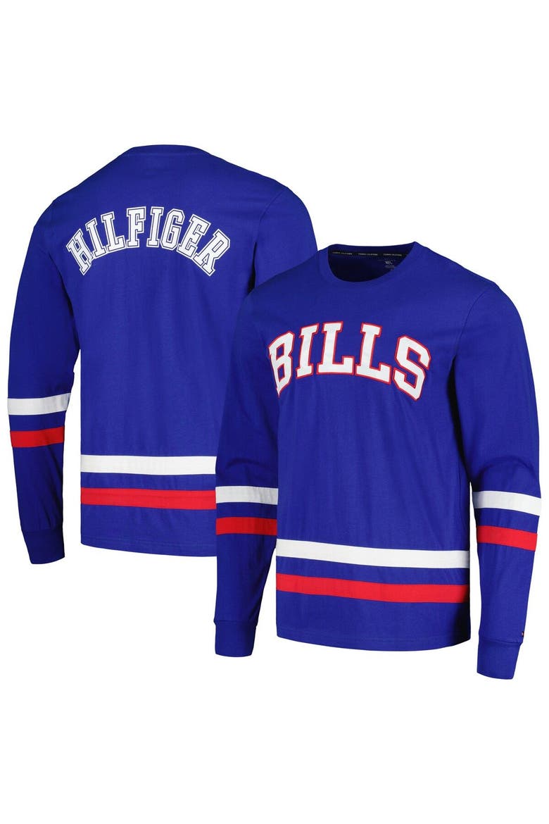 Men's Tommy Hilfiger Royal/Red Buffalo Bills Nolan Long Sleeve T-Shirt, Main, color, Royal