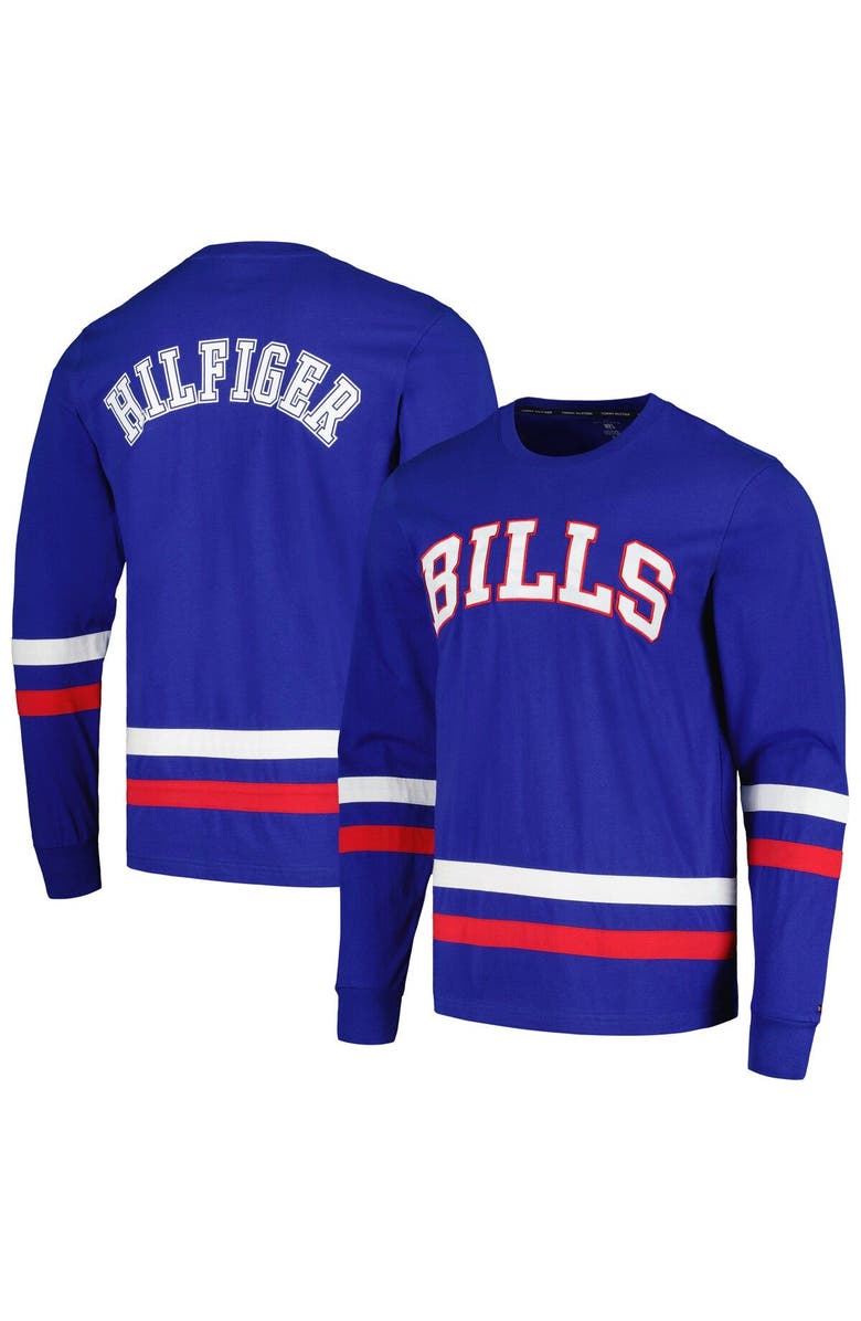 Tommy Hilfiger Men's Tommy Hilfiger Royal/Red Buffalo Bills Nolan Long Sleeve T-Shirt, Main, color, Royal