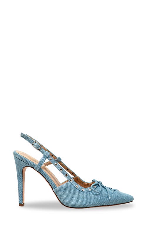 CHASE & CHLOE CHASE AND CHLOE AMALIA STUD SLINGBACK POINTED TOE PUMP 