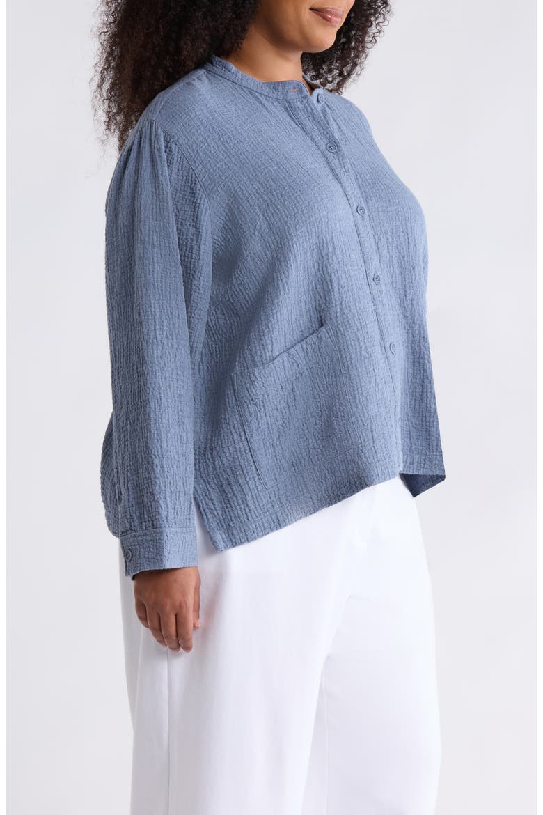 Seersucker Shirt Jacket, Alternate, color, HAZE